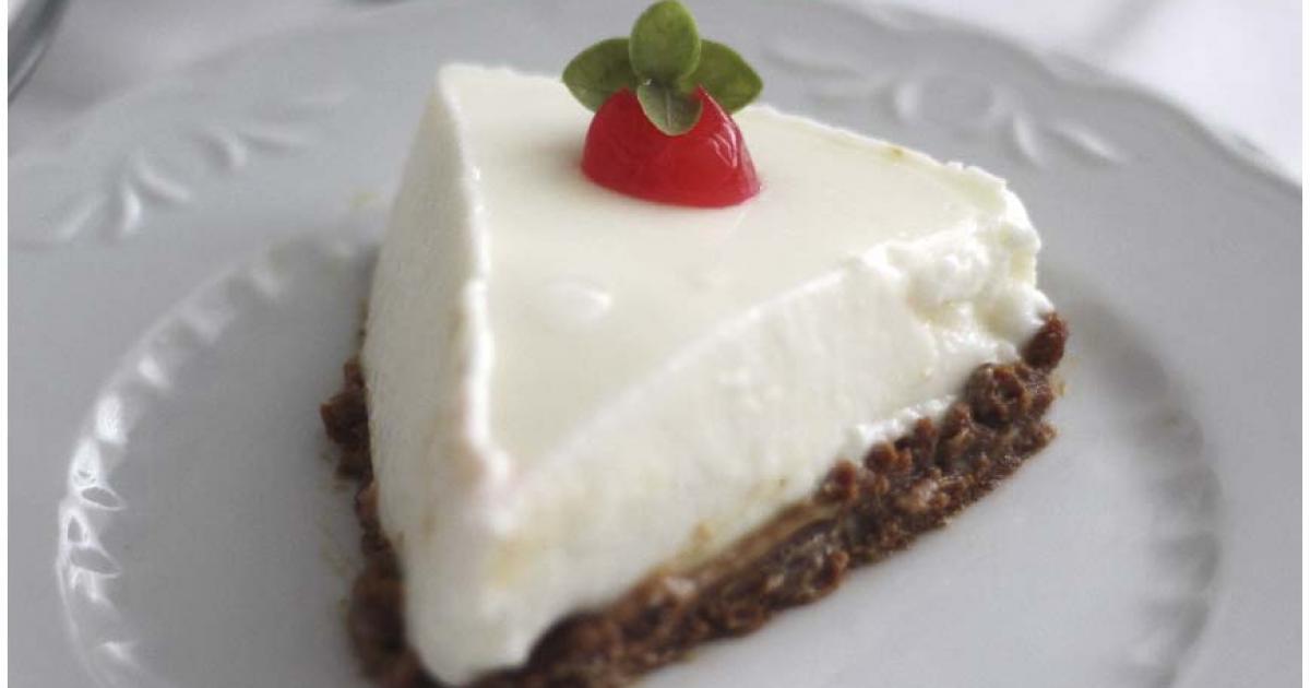 Tarta de yogur griego sin horno | Postres Fáciles y Ricos